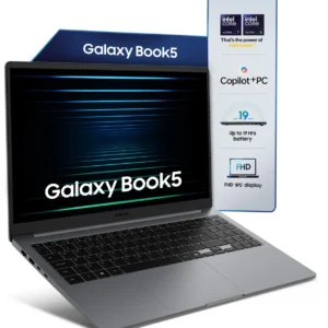 Samsung Galaxy Book5 AI Metal Intel Core Ultra 5 225U - (16 GB/512 GB SSD/Windows 11 Home) NP750XHD Thin and Light Laptop (15.6 Inch, Gray, 1.55 Kg, With MS Office)